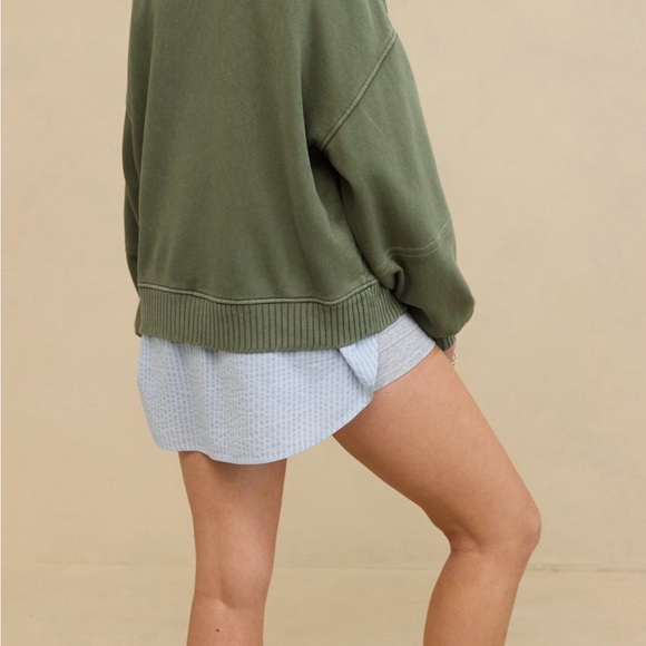 Aerie NWOT Suns Up Quarter Zip Sweatshirt - Picture 4 of 7